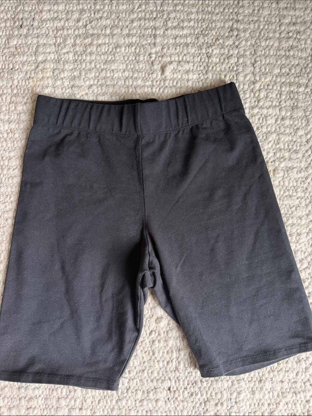 Good American Black Bike Shorts